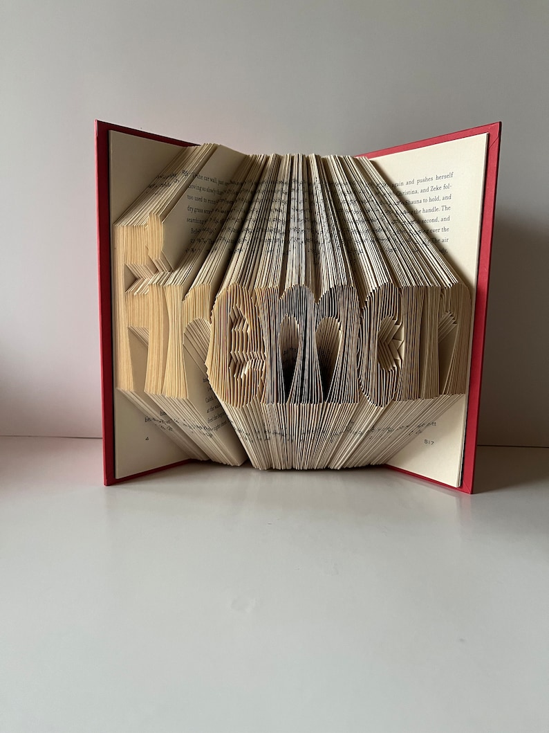 Book Pattern Make Book Folding Pattern, Pattern Book, Fold Your Own Book, Mark and ...