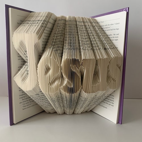 Folded Book Art, Book Sculpture, Jesus Sculpture, Unique Book shops Art, First Anniversary, For Book Lover, Gift for Him, Artfold, Jesus Book Fold