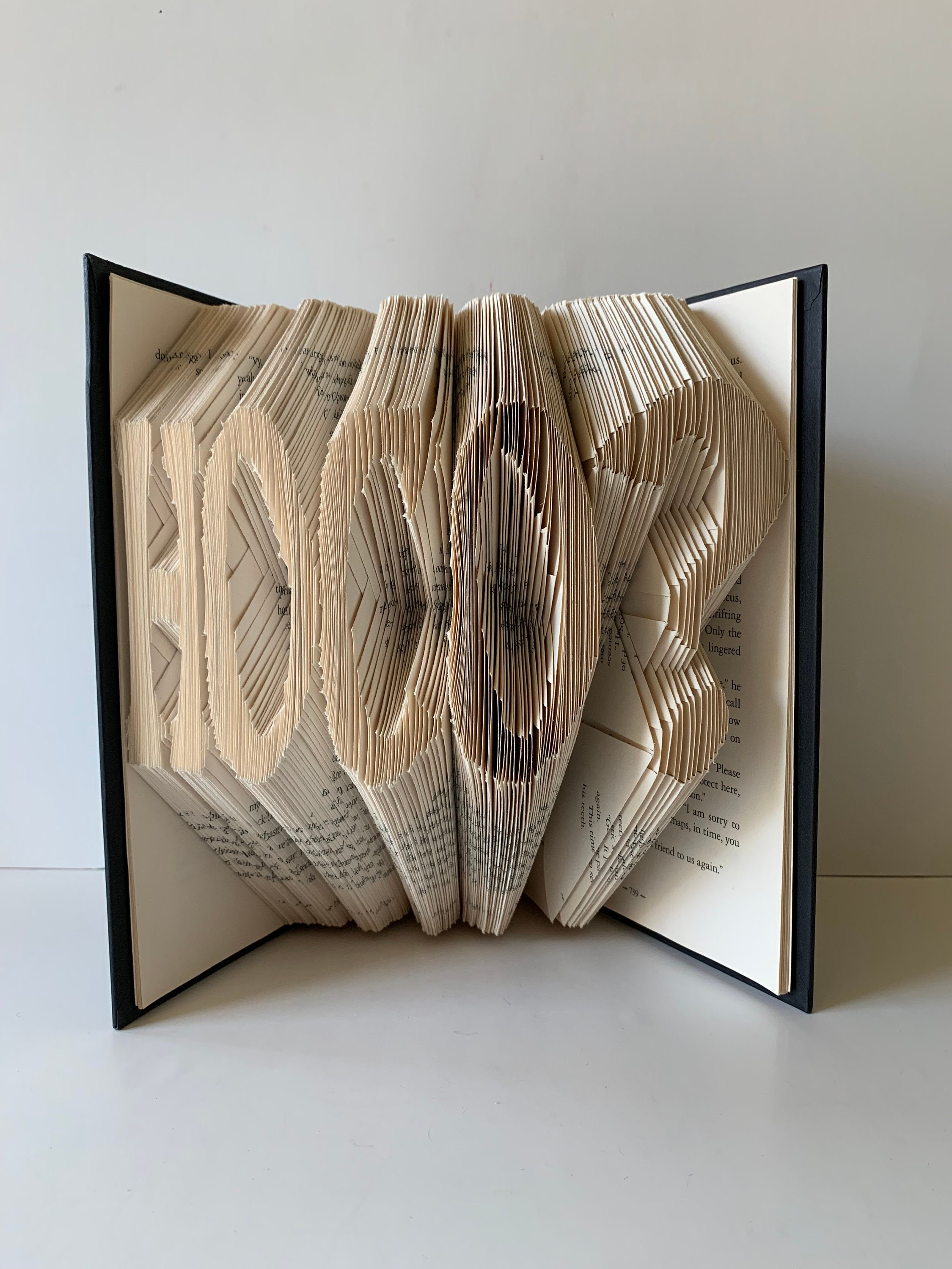 Homecoming Proposal Hoco Book Fold Book Sculpture High School Etsy