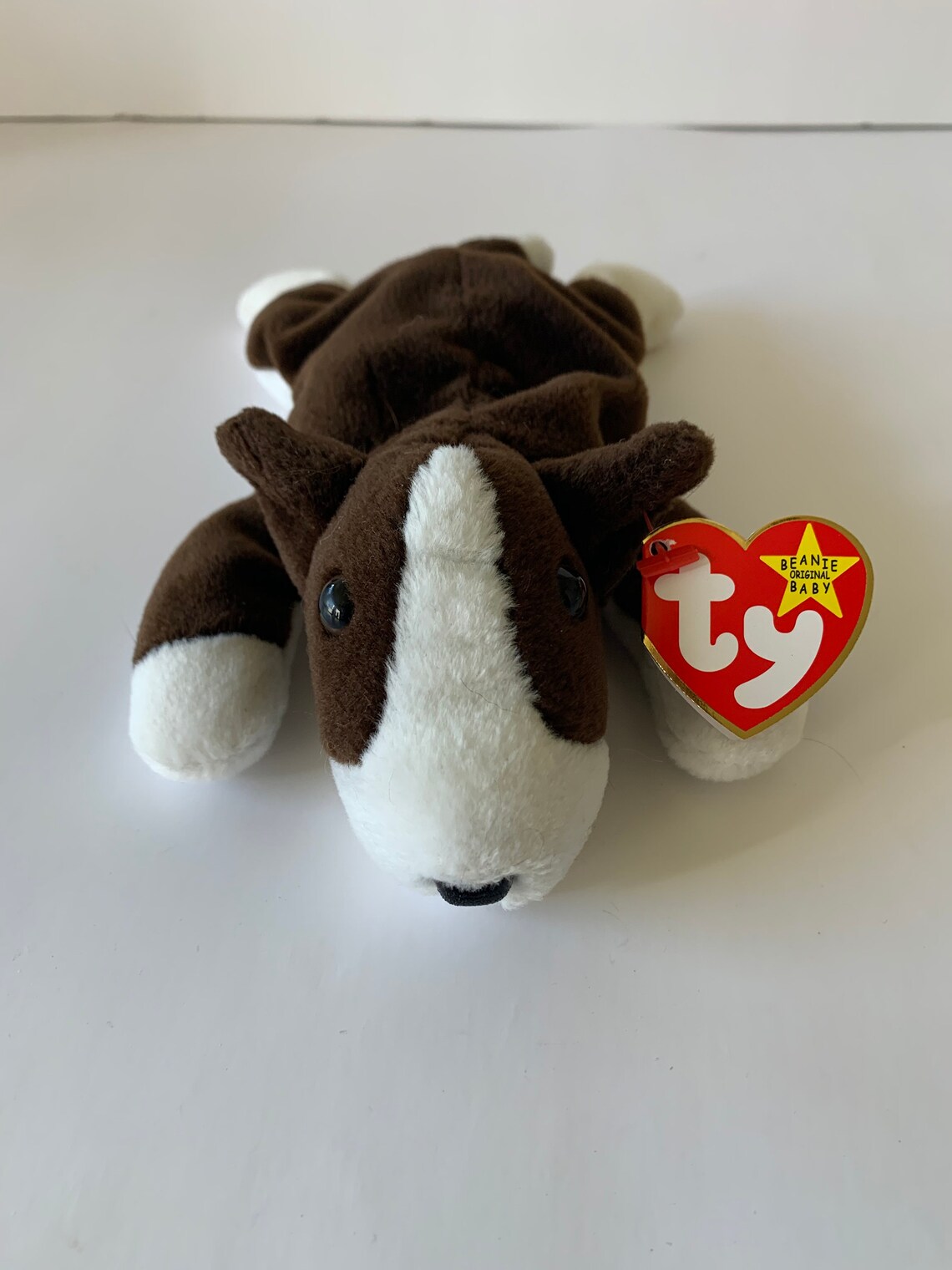 Ty Beanie Baby Original Bruno Bull Terrier Date of birth Etsy