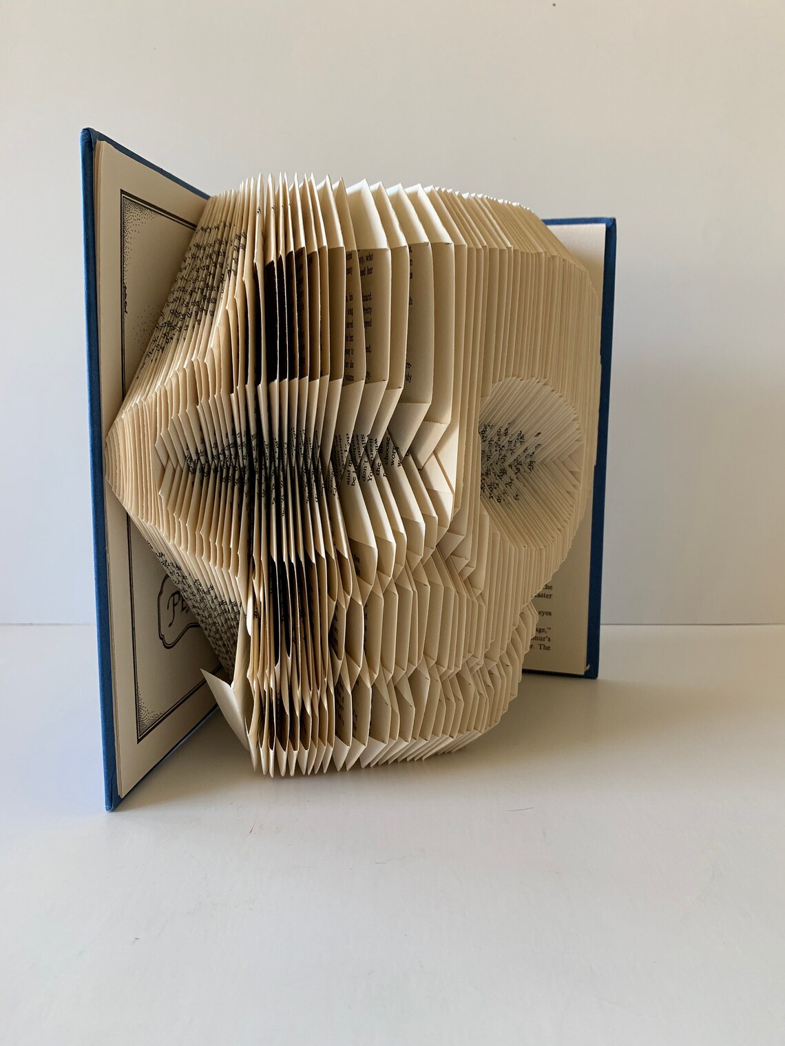 Book Folding Pattern, Book Sculpture, Mark and Measure, Instant ...
