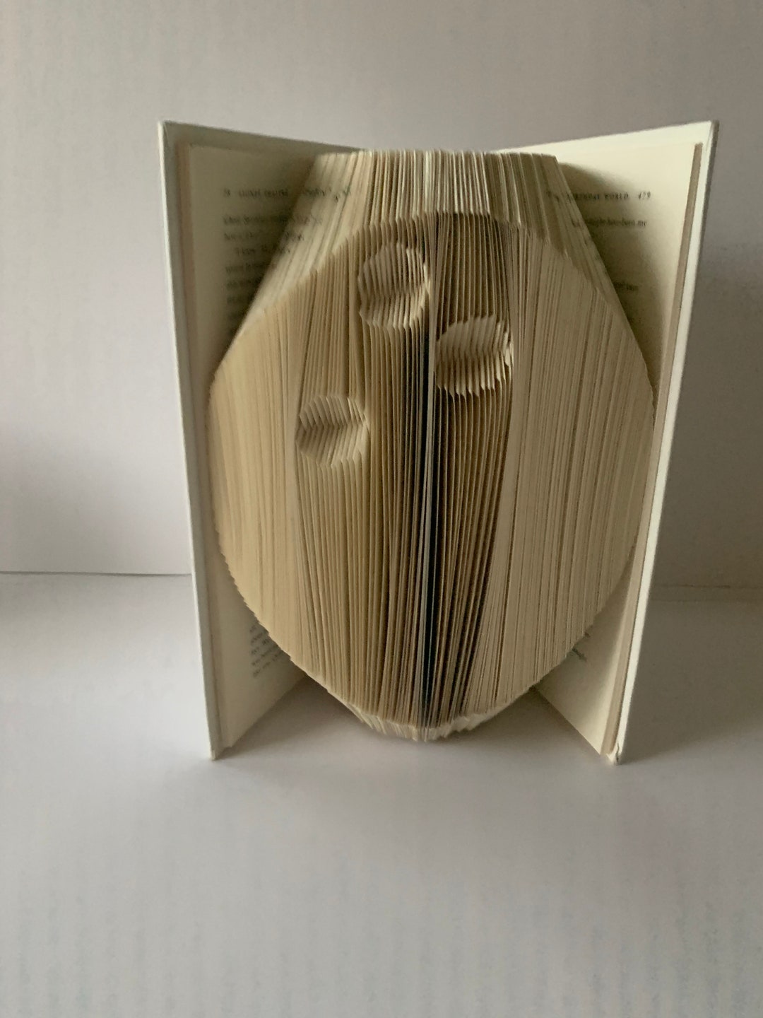 Handmade Unique Bowling Ball Book Sculpture Art Perfect Gift for
