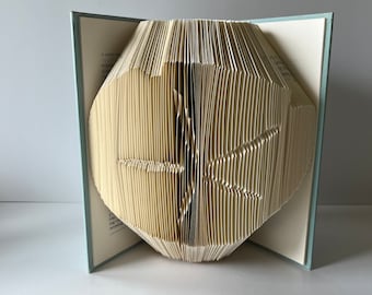 Modello di piegatura del libro, Piegatura del libro, Scultura del libro, Provato e testato, Segna e misura, Download istantaneo, Arte facile, Dollaro di sabbia, Arte della piegatura del libro