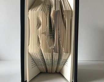 Unique Handcrafted RN Book Sculpture - Perfect Gift for Nurses