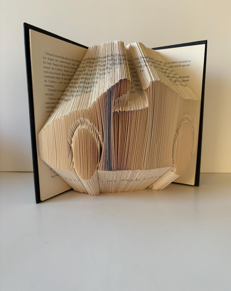 Sportscar Sculpture, Unique Book Art, Office Decor, Accent Bookshelf ...
