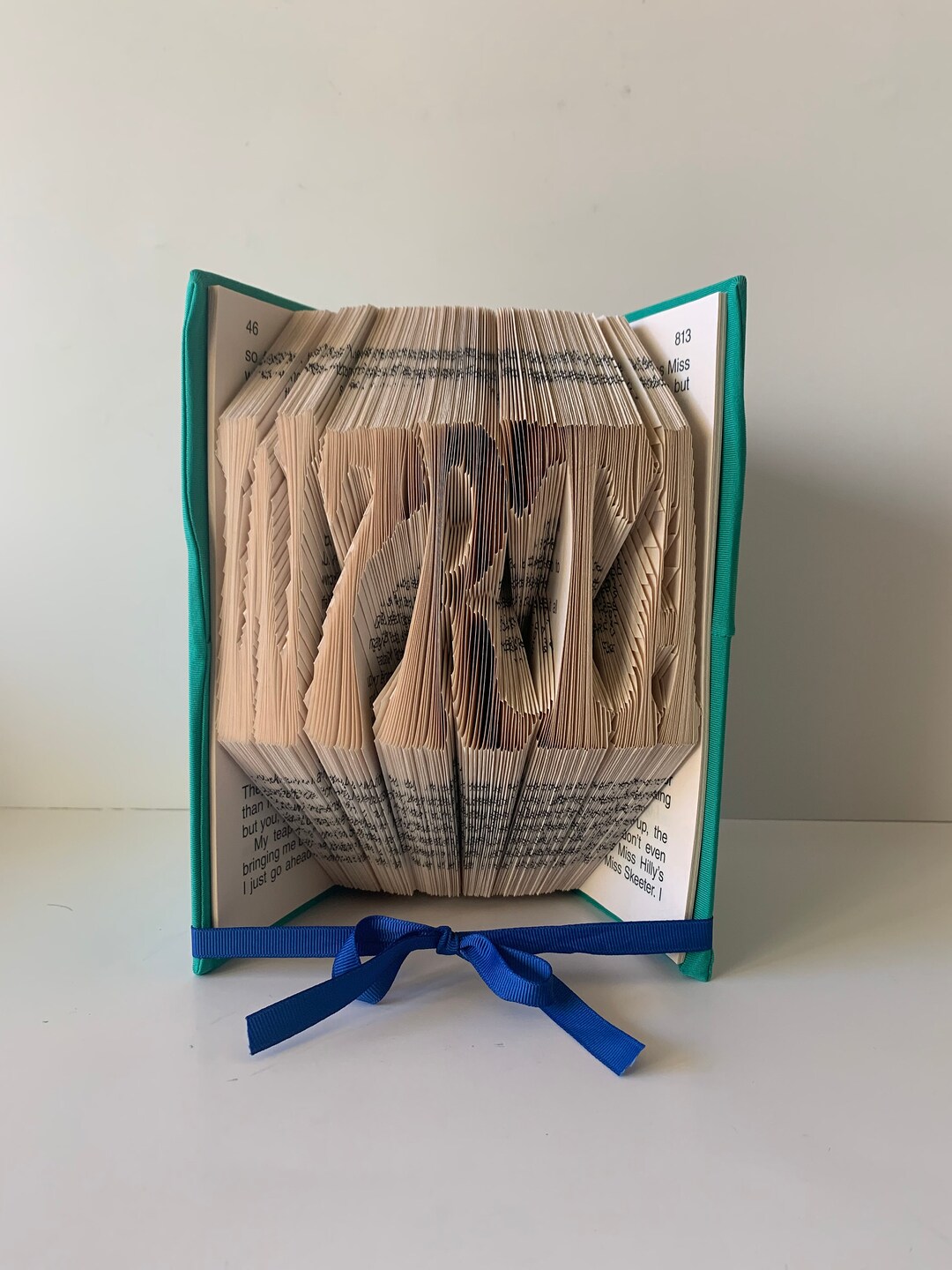 Gift for Ham Radio Operator Call Sign Sculpture Book Sculpture Ham