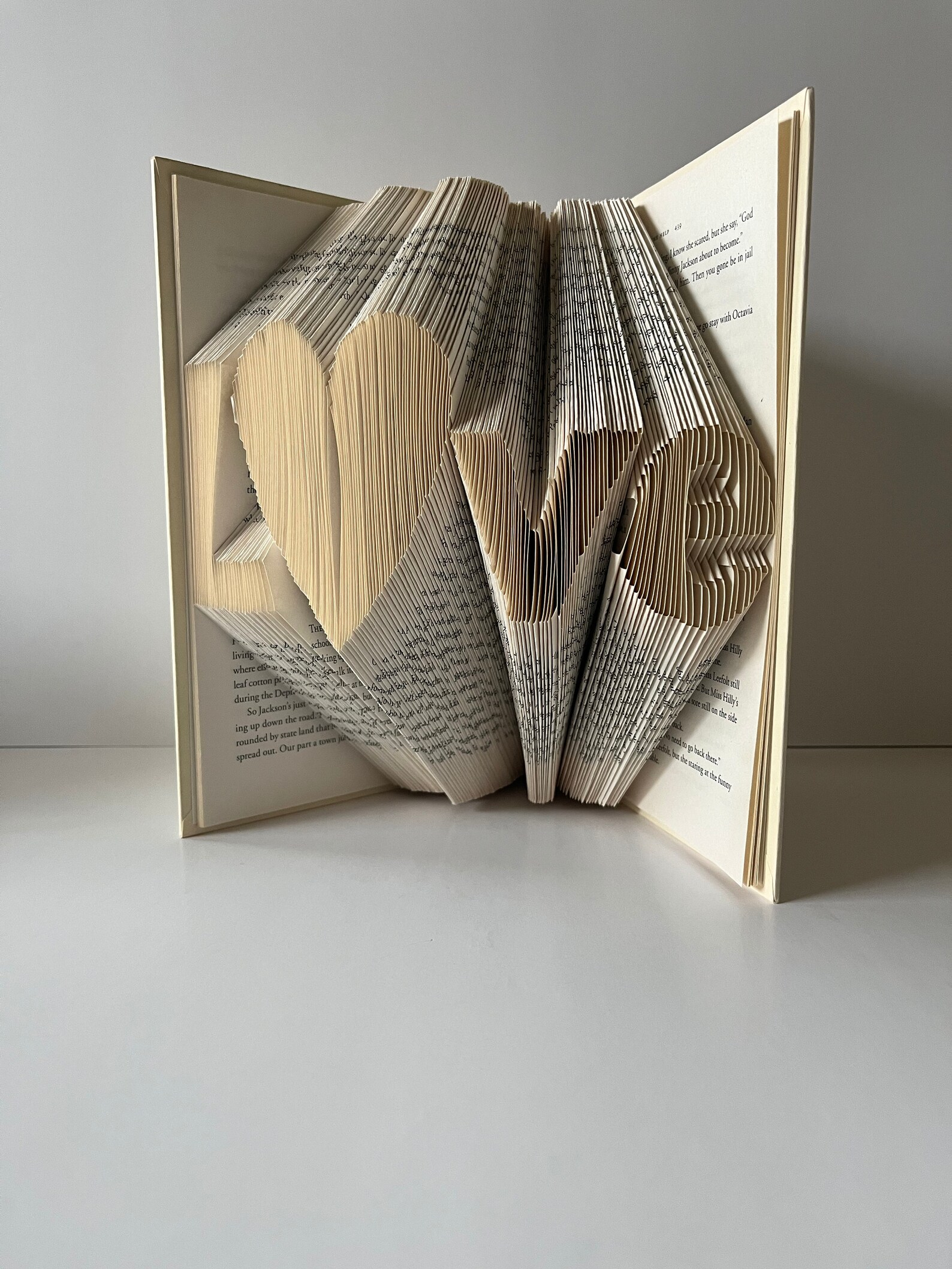 Book Pattern Make Book Fold Pattern, Book Sculpture, Fold Your Own Book, Instant Download ...