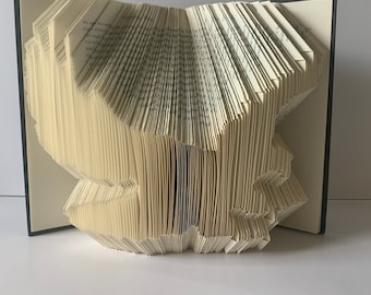 Eagle sculpture Eagle pattern Page folding pattern Book folding pattern Tried and tested Mark and Measure Fold your own book Pattern book