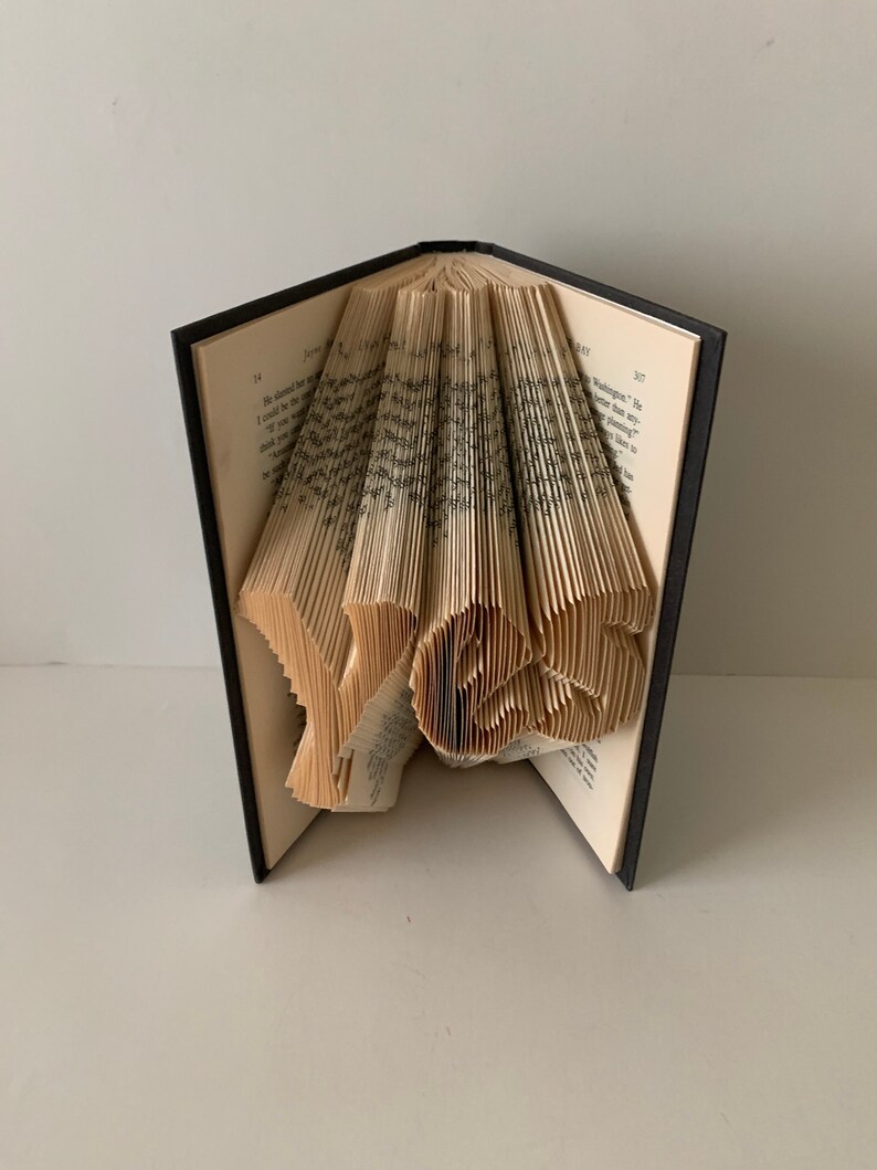 Yes Sculpture Carved Pages Books With Words Formed From The Etsy