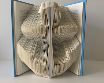 Patrón de plegado de libro Anchor: Escultura de marcar y medir (Patrón PDF)