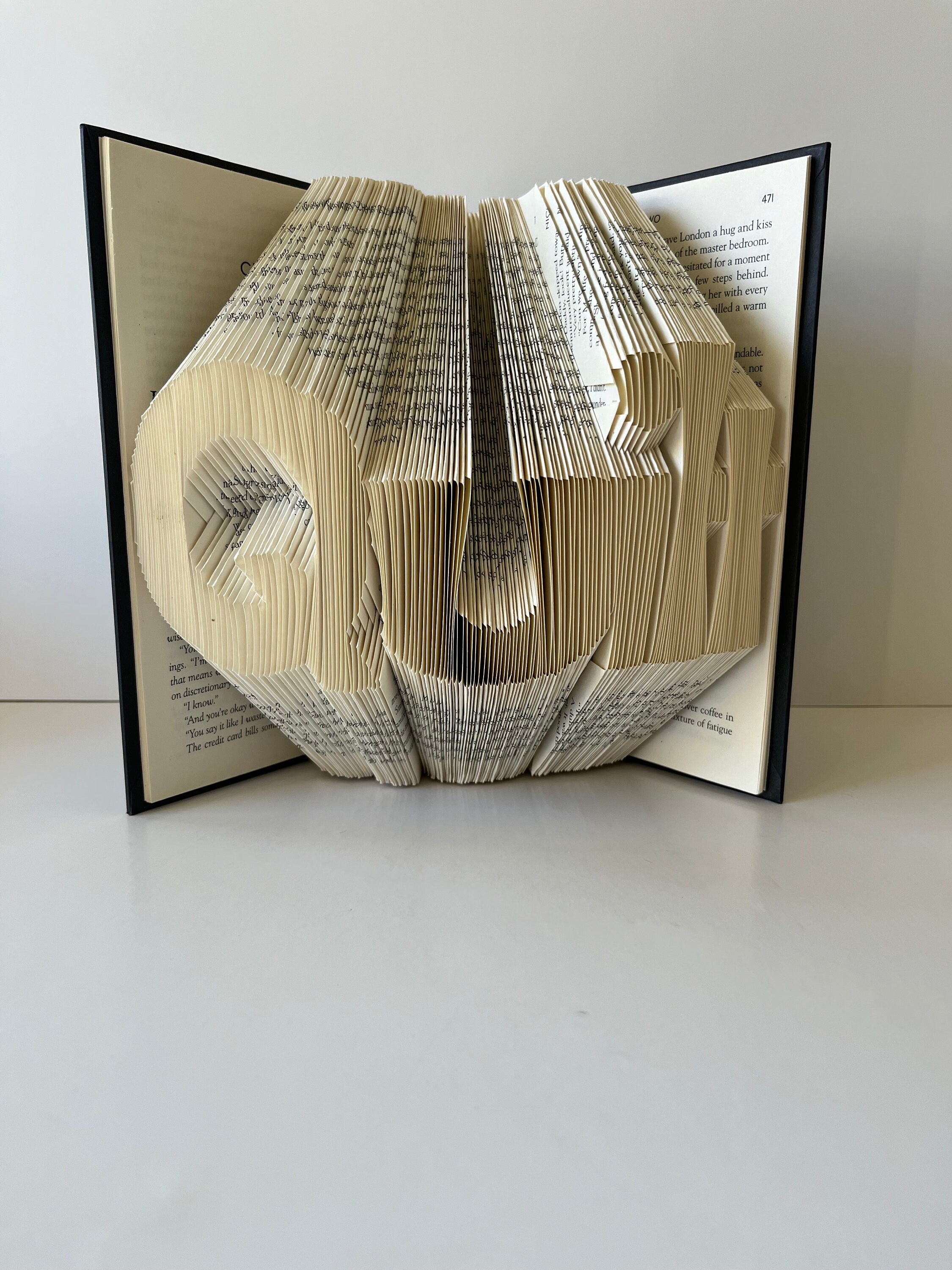Book Pattern Make Book Folding Pattern, Book Sculpture, Tried and Tested, Mark and ...