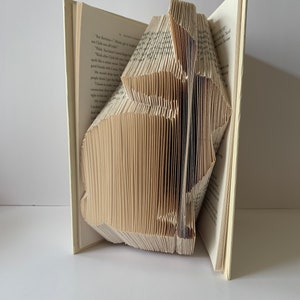 Porcelain Rabbit Book Bunny Rabbit, Book Sculpture, Unique Book Art, Accent Bookshelf, Gift ...