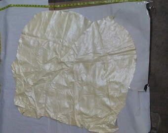 Italian Pigskin leather skin pig hide Foil Gold Small Eggs 6 Sq.Ft 1 oz.