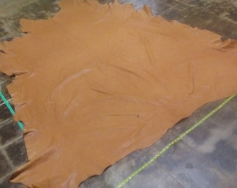 2.5 oz 1 mm. Italian Goatskin leather Goat hide Vintage Whiskey 4 Sq.Ft