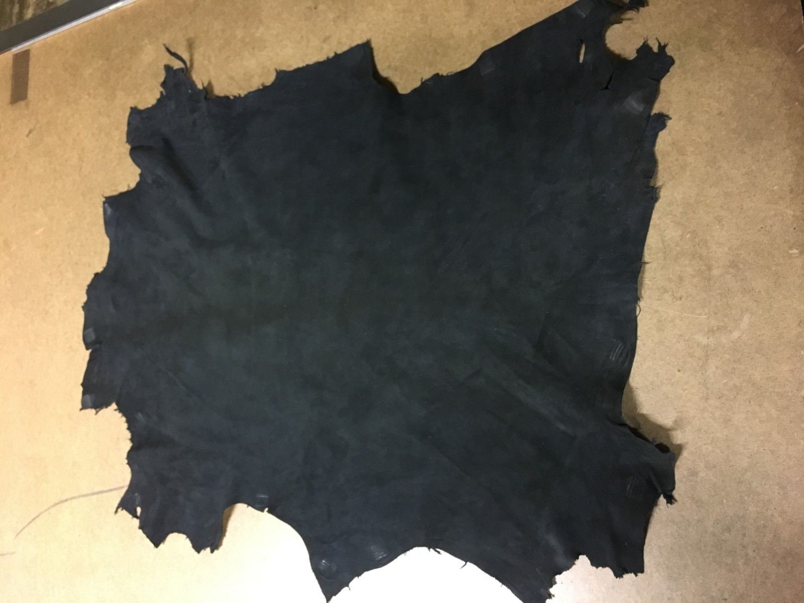 Italian Lambskin Leather Skin Hide "Razor Paper Thin" Dark Brown 6 Sq.F 0.5 oz 