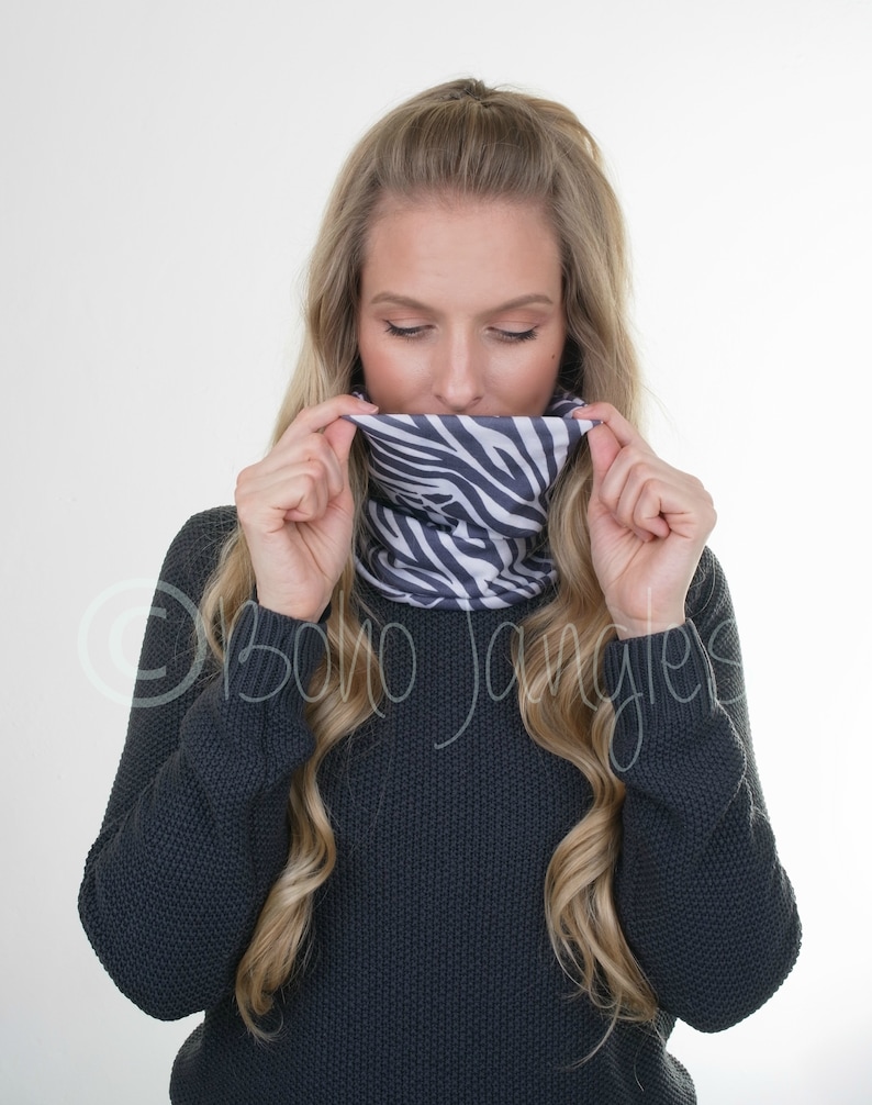 Neck Warmer Scarf choose your colour Snood Sports Head Etsy