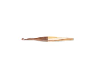 Zebra Ergonomic Wood Crochet Hooks, sizes 3.0mm to 10mm