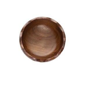 Handcrafted Solid Wood Yarn Bowls, 7 in x 3.5 in, From India Sheesham, Maple, Combination image 8