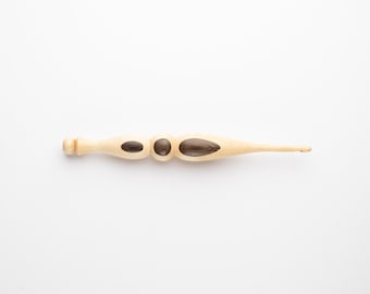 Buckeye Ergonomic Wood Crochet Hooks, sizes 1mm to 10 mm