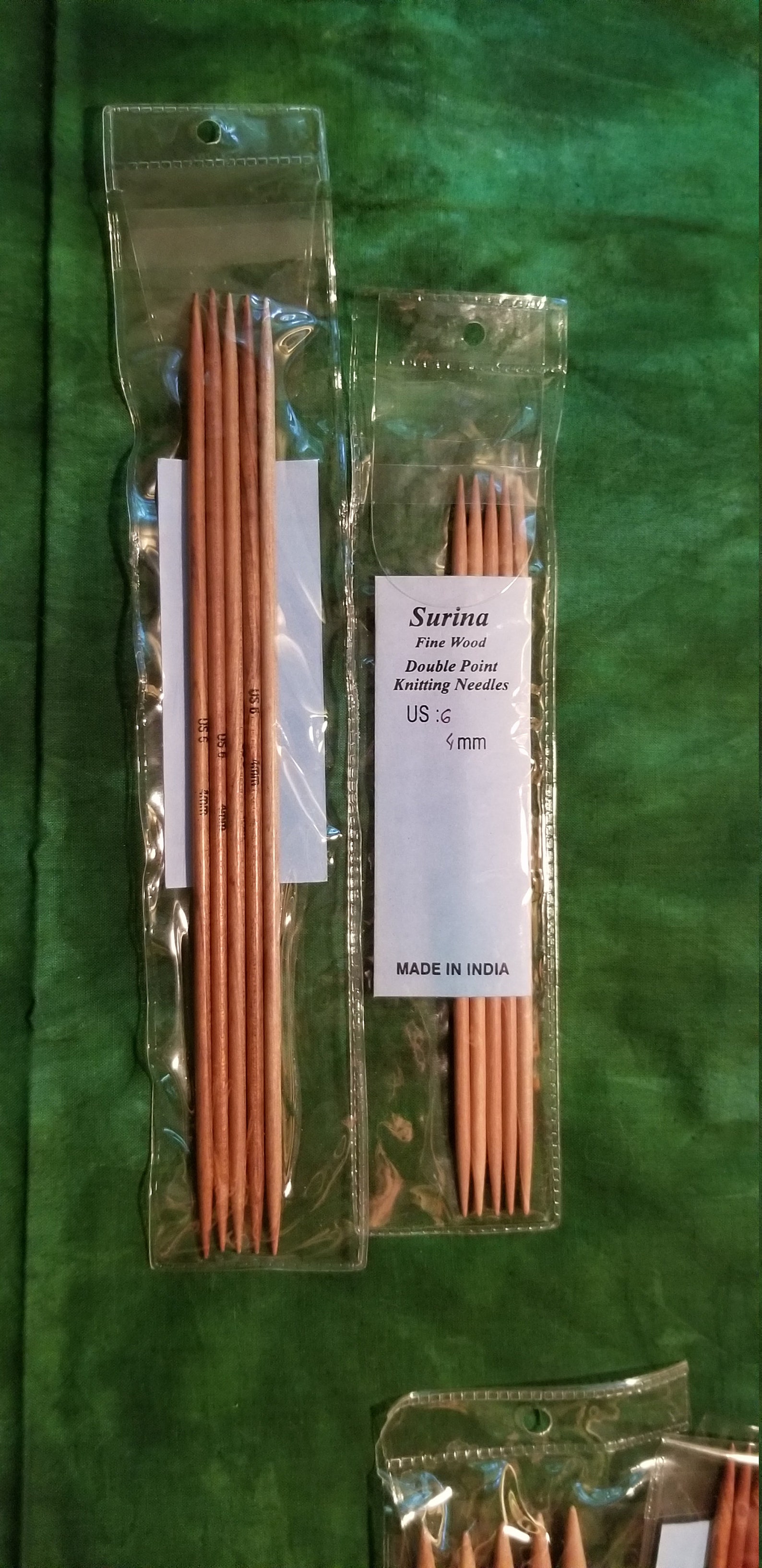 Rosewood Double Pointed Knitting Needles Etsy