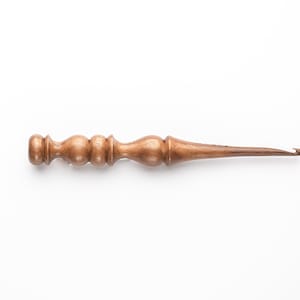 Bishop Ergonomic Wood Crochet Hooks, sizes 1 m to 10mm, ethically handcrafted in India