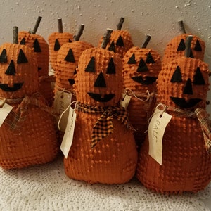 CHENILLE  JACK O LANTERNS