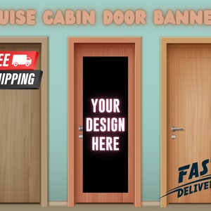 Cruise Door Decorations | Cruise Cabin Door Sign | Cruise Door Decor | Cruise Cabin Door Banners | Personalized | Custom