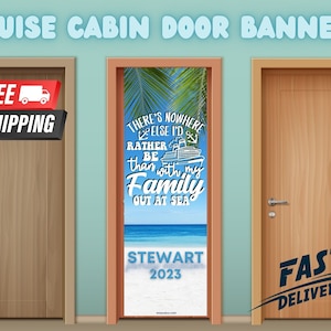 Cruise Door Decorations | Cruise Cabin Door Sign | Cruise Door Decor | Cruise Cabin Door Banners | Personalized | Custom