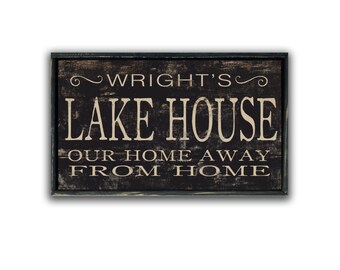 Items Similar To Custom Lake House Signs Lake House Decor Lake