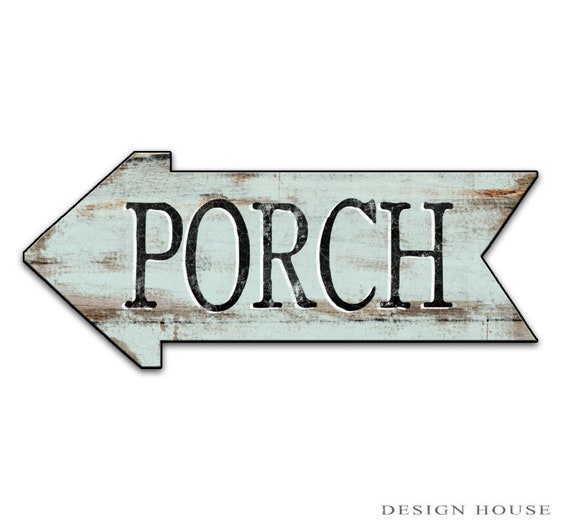 Items similar to Porch signs Beach decor Cottage decor Porch arrows ...