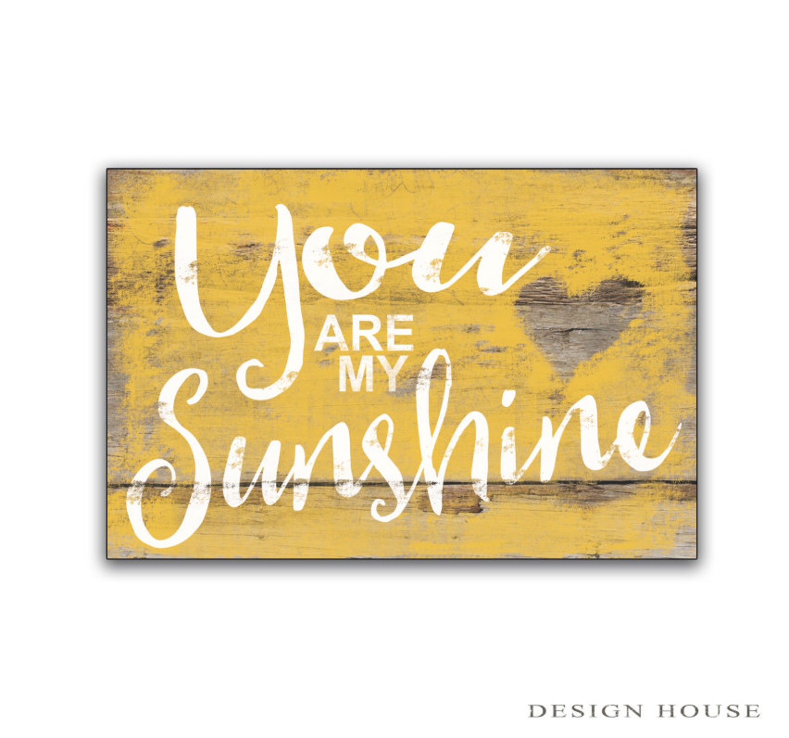 You are my sunshine wooden sign children's room decor Etsy