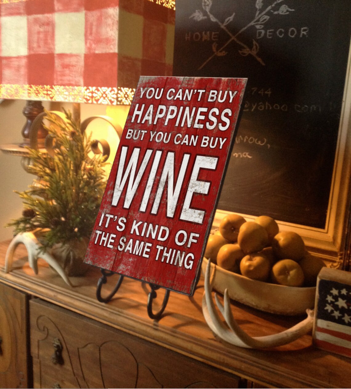 Typography Wine Signs If You Can't Buy Wine It's Kind Etsy