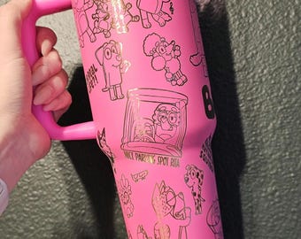40oz Bluey Tumbler