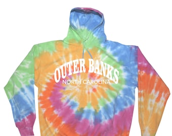 Outer Banks North Carolina YOUTH Tie Dye Hoodie