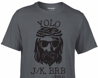 ジーザス・ヨロ Jk BRB テキストシャツ