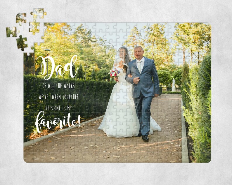 Personalized 252 piece Puzzle, Custom Jigsaw Puzzle, Christmas gift, Unique Photo Gift, Custom Wedding Gift image 6