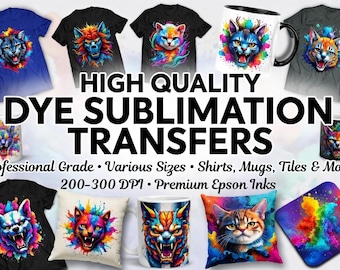 Custom Sublimation Transfers: Ready to Press, Epson Ultrachrome Ink