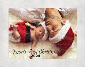 Personalized Photo Jigsaw Puzzle, Custom 252 Piece Wedding Gift