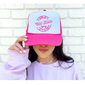 Come On Let&#39;s Go Party (Your Name) Adult & Youth OTTO CAP 5 Panel High Crown Mesh Back Trucker Hat -
