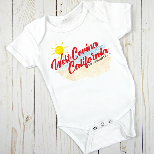 West Covina California Infant Creeper Bodysuit