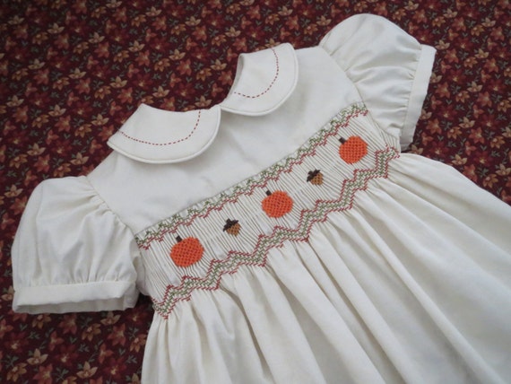 smocked thanksgiving dress