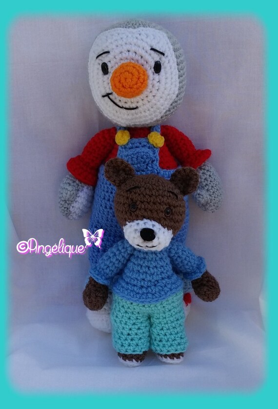 Tchoupi Et Doudou Inspiré Du Personnage De Dessin Animé Tutoriel Crochet Pattern