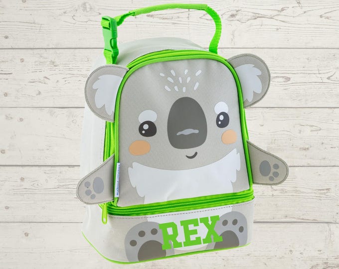 Personalized Childrens Lunchbox with Embroidery Personalization - Lunch Pal for Kids