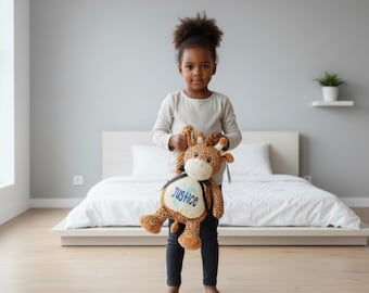 Personalized Stuffed Animal: Embroidered Keepsake Gift