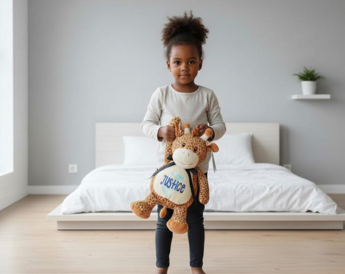 Personalized Stuffed Animal: Embroidered Keepsake Gift