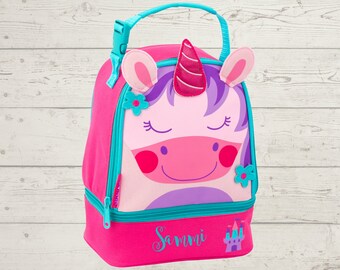 personalized unicorn lunch box