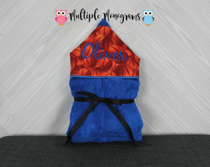 Monogrammed Hooded Baby Towel: Custom Kids Bath Towel