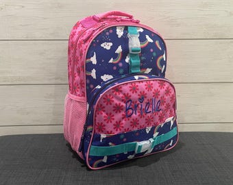 Embroidered Kids Backpack: Personalized School Travel Bag