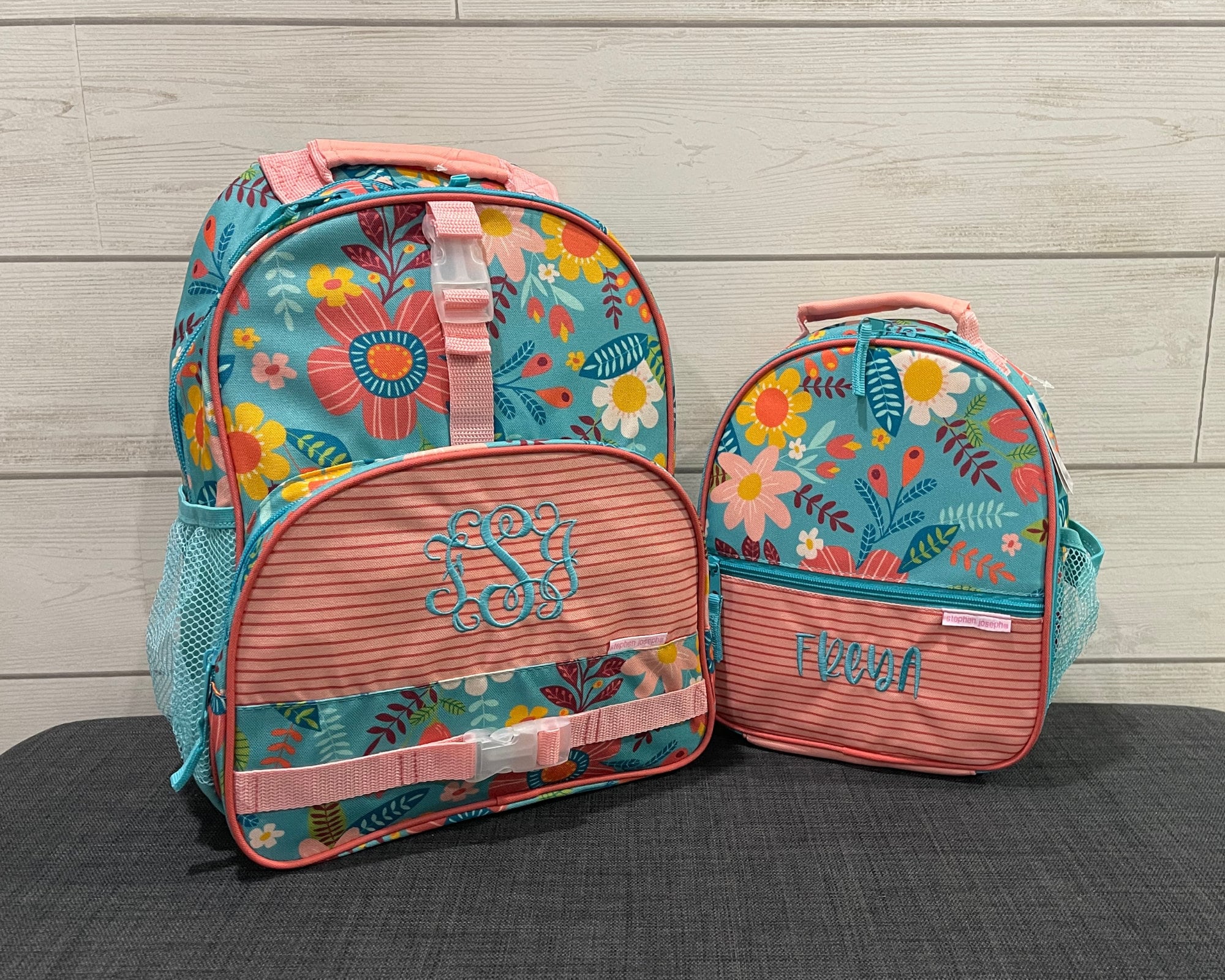 Children's All Over Print Backpack and Lunchbox Set Stephen Joseph