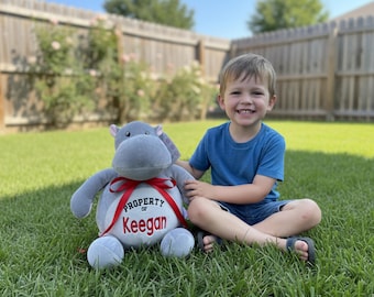 Personalized Stuffed Animal: Embroidered Keepsake Gift